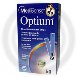 OPTIUM Xceed p/glicose 50 tiras